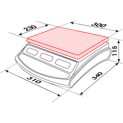 Dimensions hors tout - B3C