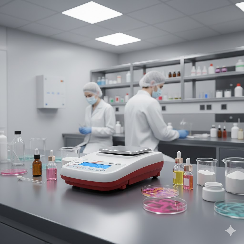 2 - images Balance de laboratoire certifiée et ajustage interne à partir de 0,01g