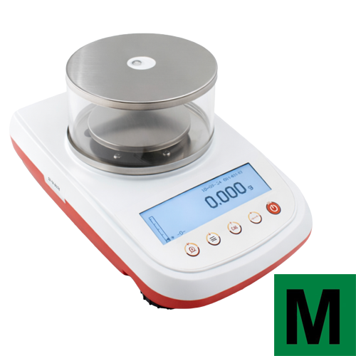 Balance de laboratoire certifiée et ajustage interne à partir de 0,1mg